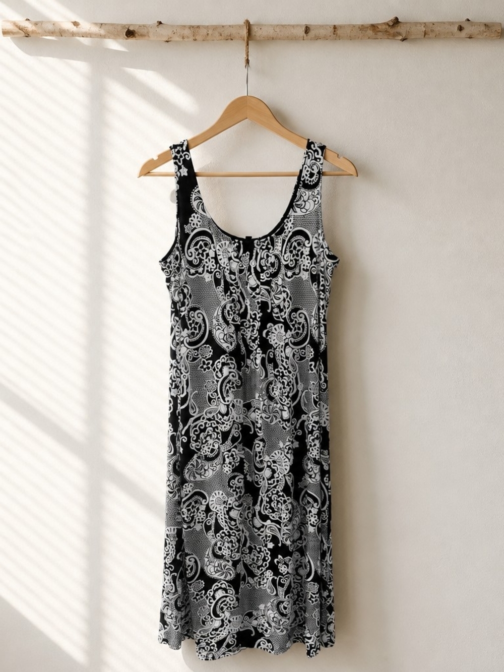 Glamour Navy & White Paisley Maxi Dress